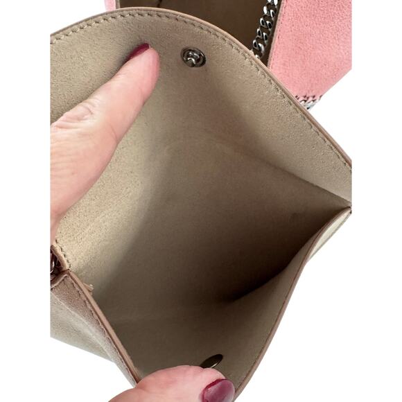 STELT01: Stella McCartney Falabella Tote – Dusty Rose with Chain Trim - Picture 3 of 7